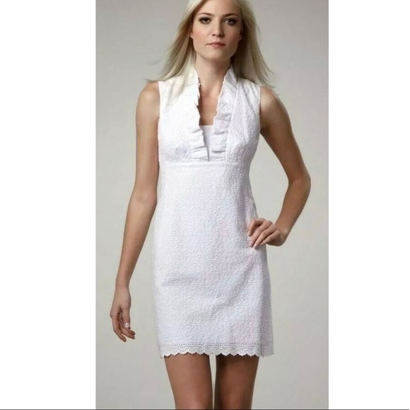 Lilly Pulitzer Dresses & Skirts - Lilly Pulitzer | White Shift Dress (8)